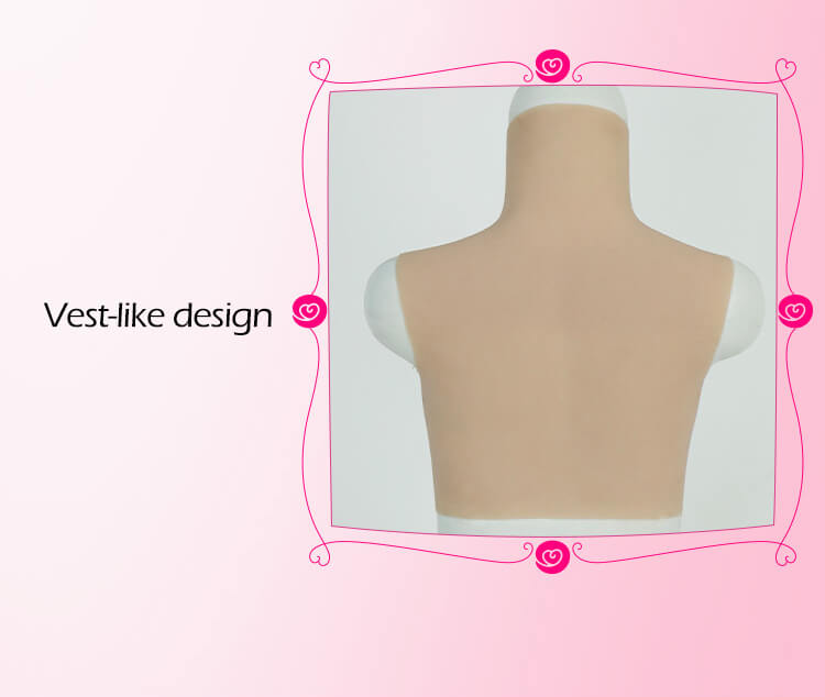 Silicone breast E cup small size