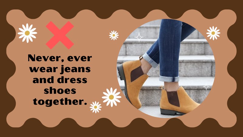 3 - Rule of Thumb for Wearing Jeans