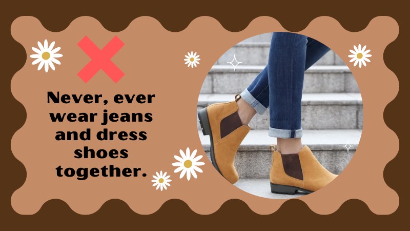 3 - Rule of Thumb for Wearing Jeans