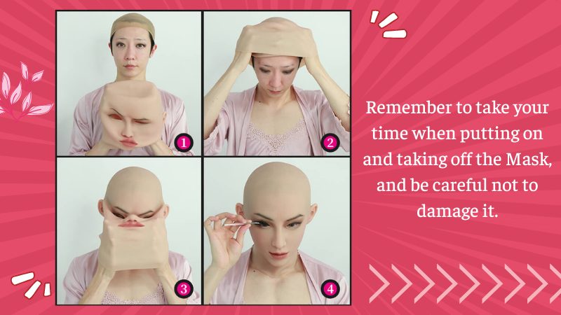 13-Realistic feminine Mask for crossdressers