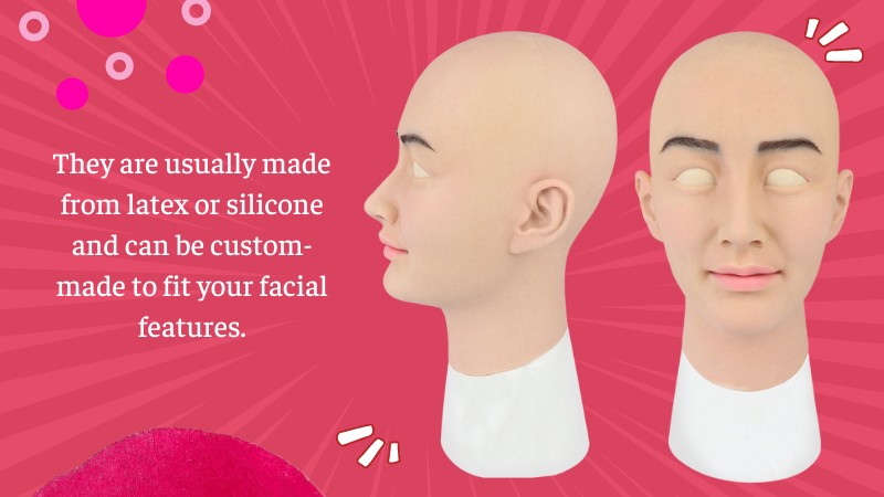 3-Realistic feminine Mask for crossdressers