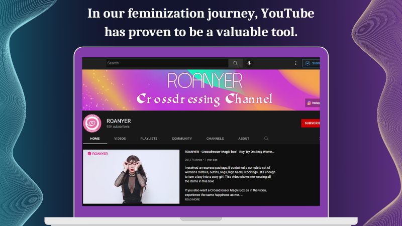 1-7 Best YouTube channels (YouTuber) for MTF crossdresser and transgender