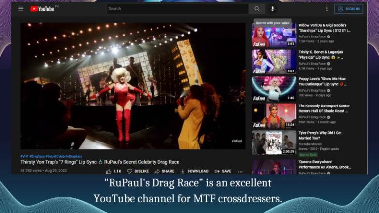 7 Best YouTube Channels (Youtuber) For Mtf Crossdresser and Transgender