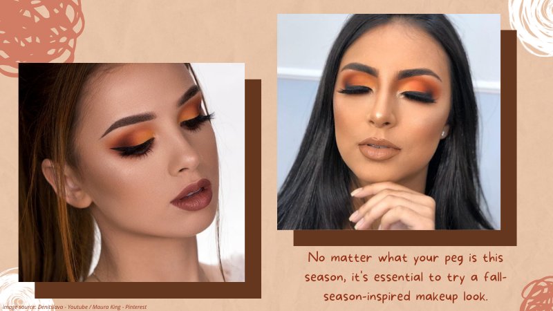 15-Fall Season Inspired Makeup Look for Crossdressers