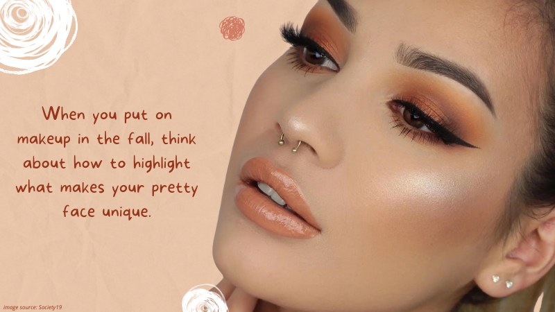 9-Fall Season Inspired Makeup Look for Crossdressers