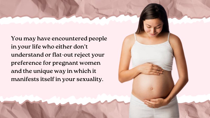 How to deal with other people's reactions to pregnancy fetishism