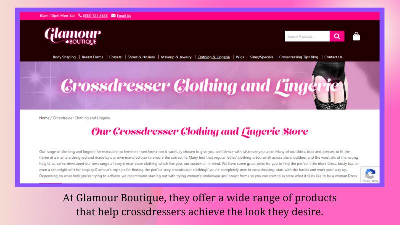 Where to Buy Crossdressing Clothes and Accessories