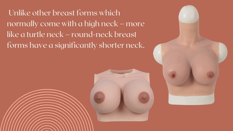 What Are Sleeveless and Round Neck Breast Forms for Crossdressers?
