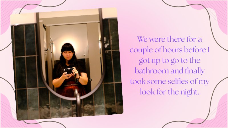 Dear Diary: Catie’s Evening Out