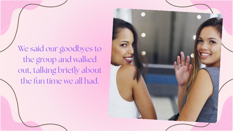 Dear Diary: Catie’s Evening Out