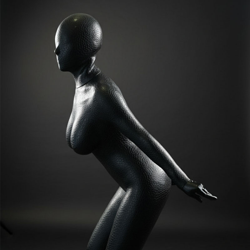 New Arrival: Serpentine Texture D-Cup Silicone Bodysuit