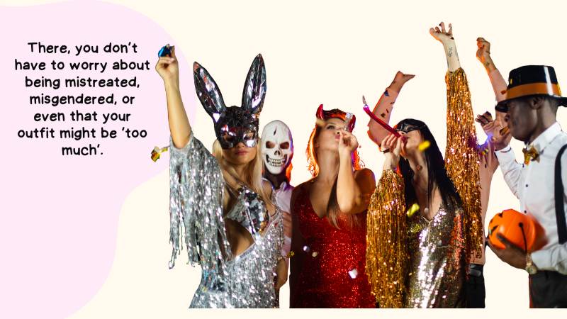 Safe & Inclusive Halloween Spots: How to Find LGBTQ+ Friendly Spaces for Crossdressers and Trans Women