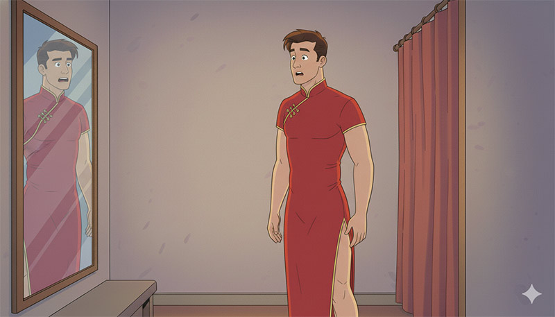 My First Time Crossdressing: How a Silk Qipao Changed My Life