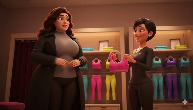 As a Crossdresser, My First Time Buying Women’s Gym Wear Was Hilarious