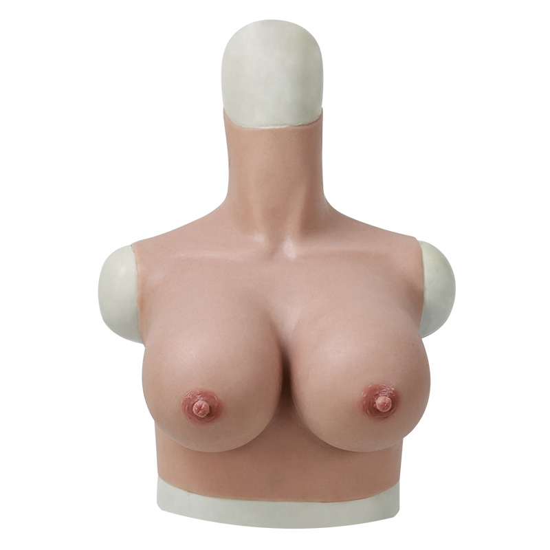 G Cup Silicone Breast Forms + Fake Vagina Pant with Anal Hole + High Waisted Underwear Body Shaper