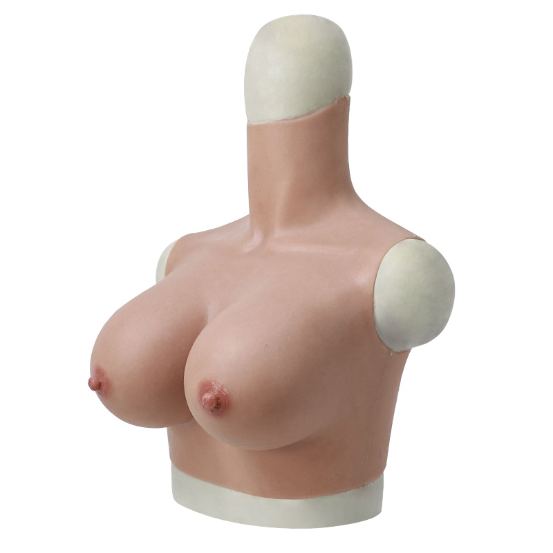 G Cup Silicone Breast Forms + Fake Vagina Pant with Anal Hole + High Waisted Underwear Body Shaper