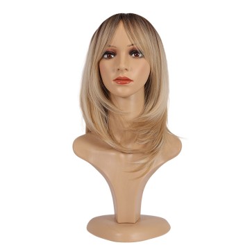 Long layered Wigs with Bangs - JF018
