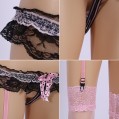 Vintage Metal Clips Garter Belt - 007