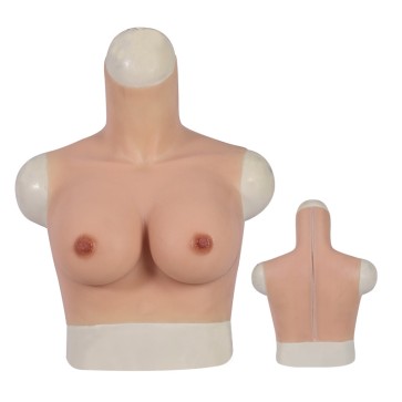 D Cup Breasts with Zipper