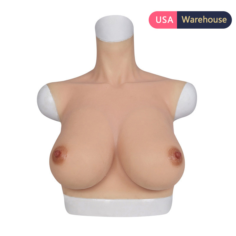 H Cup Breasts East West Shape