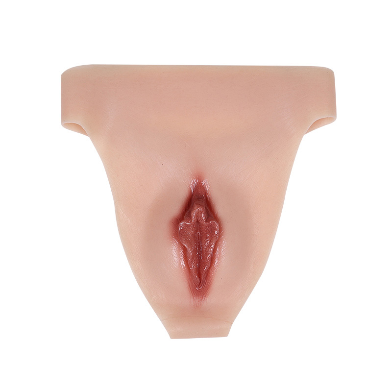 Large Fake Silicone Vagina Thong X2