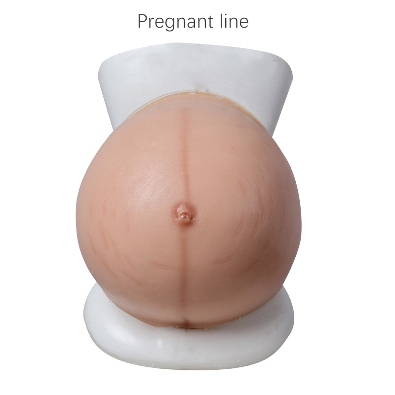 Silicone Twins Pregnant Belly