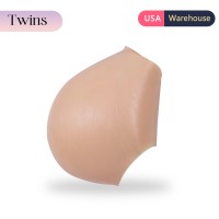 Silicone Twins Fake Pregnant Belly