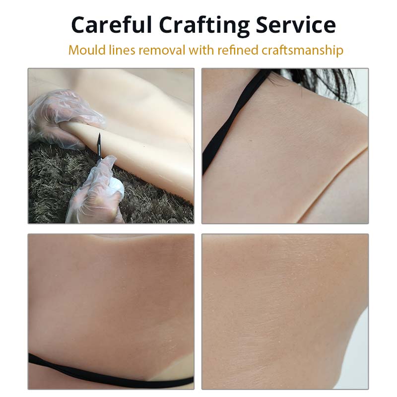  D Cup Breast Forms Round Neck