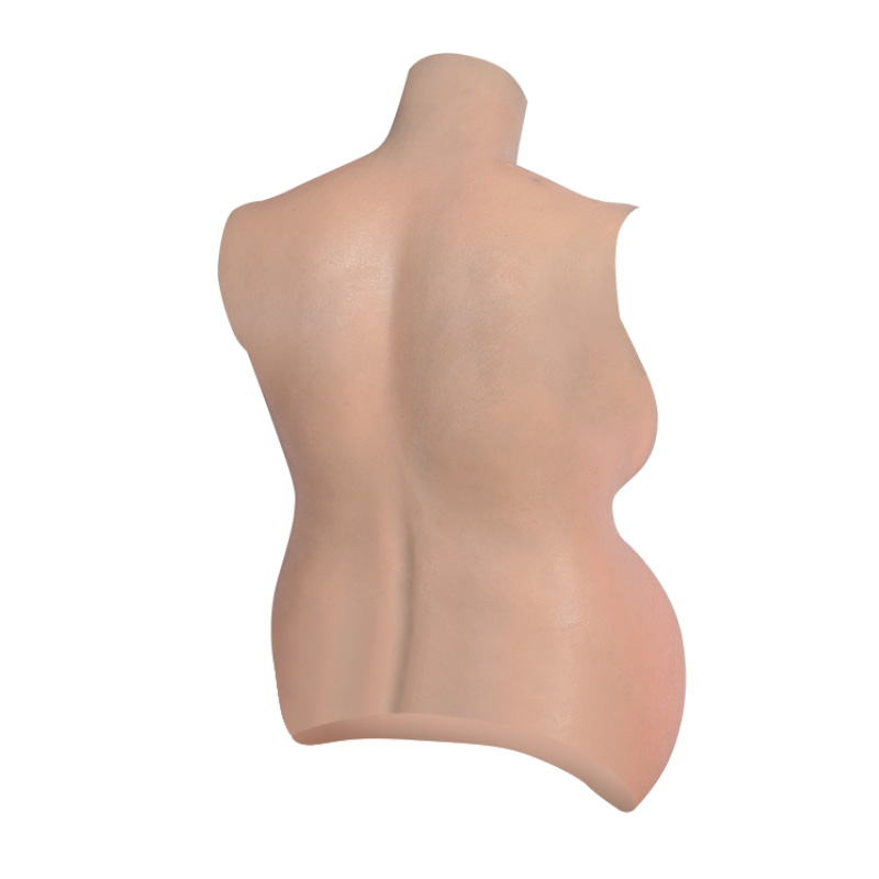 D Cup Breast Forms with Large Pregnant Belly
