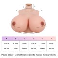Extra Large Z Cup Silicone Inflatable Breasts
