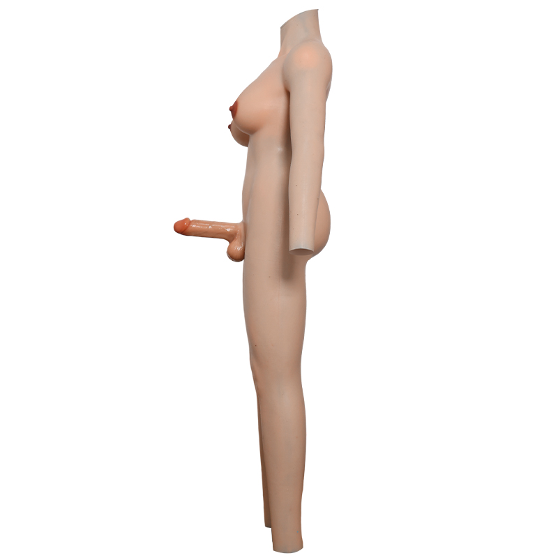 C Cup Small Bodysuit with Anal Hole and Dildo