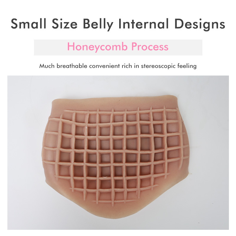 Upgraded Silicone Pregnant Belly with Velcro 3-5 Months