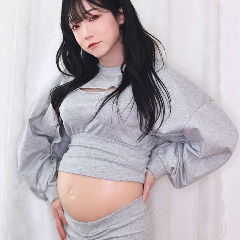 Upgraded Silicone Pregnant Belly with Velcro 3-5 Months