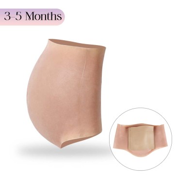 Upgraded Silicone Pregnant Belly with Velcro 3-5 Months