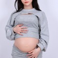 Upgraded Silicone Pregnant Belly with Velcro 4-6 Months
