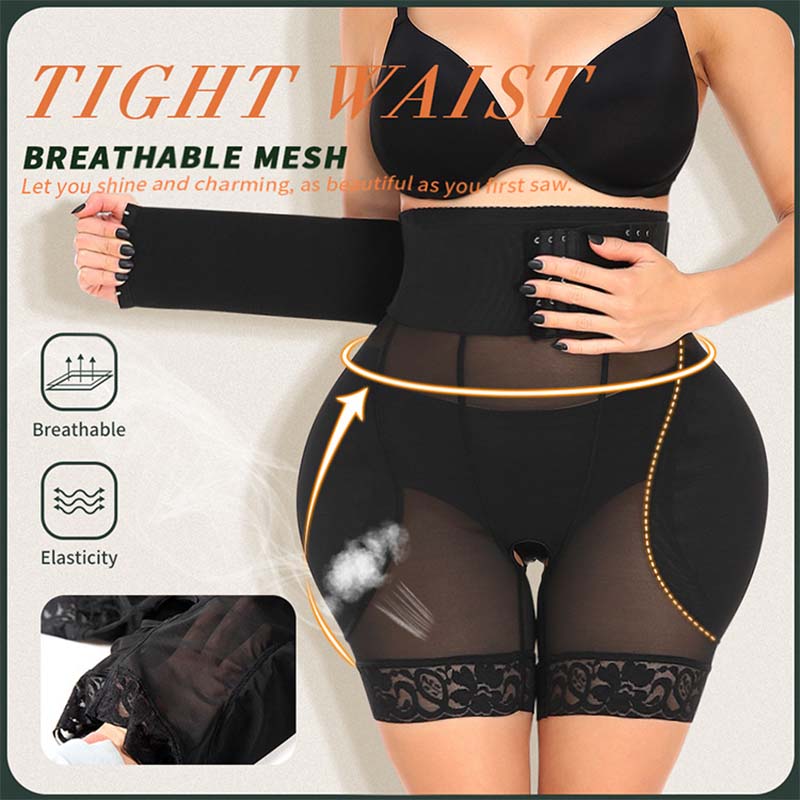 Adjustable Waist Shaper Panties Open Crotch