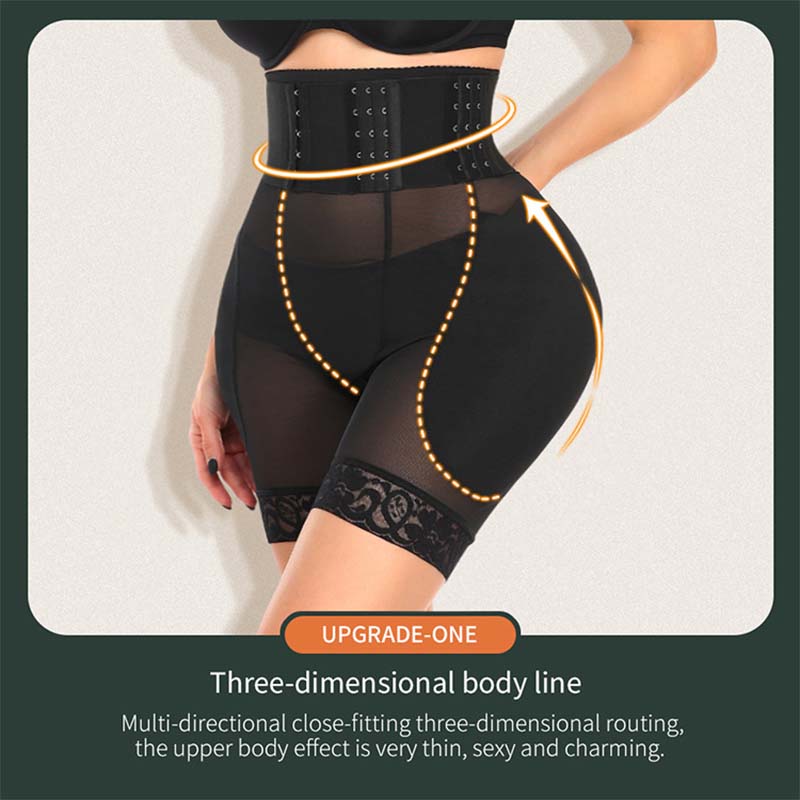 Adjustable Waist Shaper Panties Open Crotch
