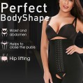 High Waist Longline Shapewear with Hooks