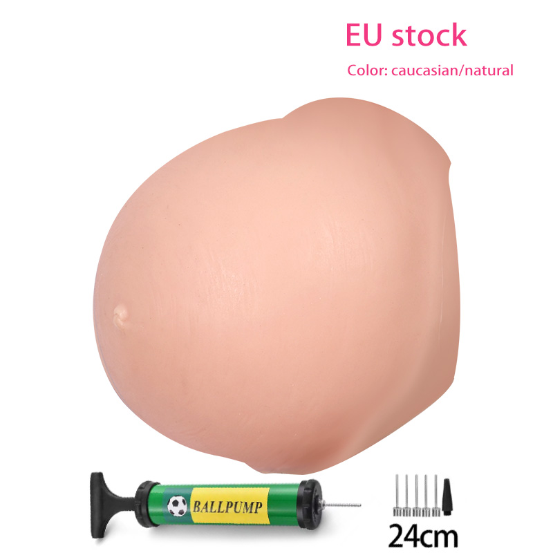 Silicone Inflatable Twins Pregnant Belly