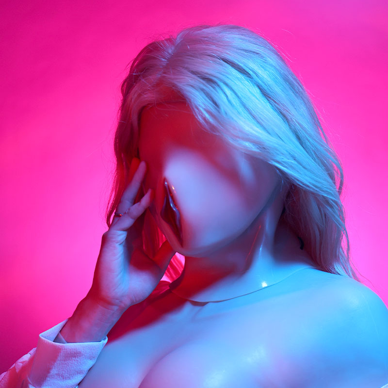 Transparent Vagina Silicone Mask