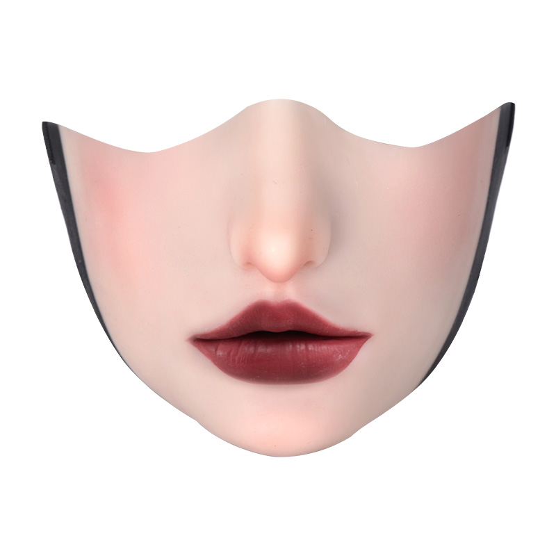 Open-Mouth Silicone Half Mask