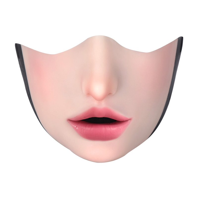 Open-Mouth Silicone Half Mask