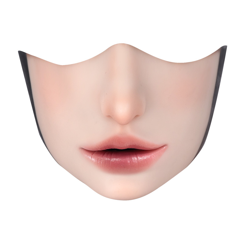 Open-Mouth Silicone Half Mask