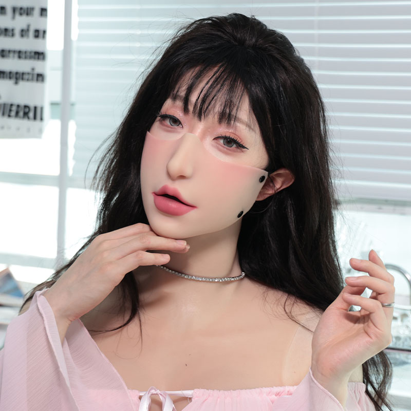 Open-Mouth Silicone Half Mask