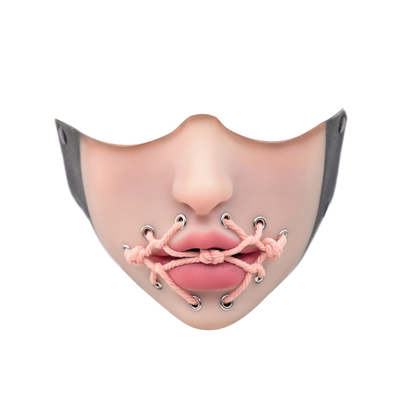 Fetish Stitch Half Mask