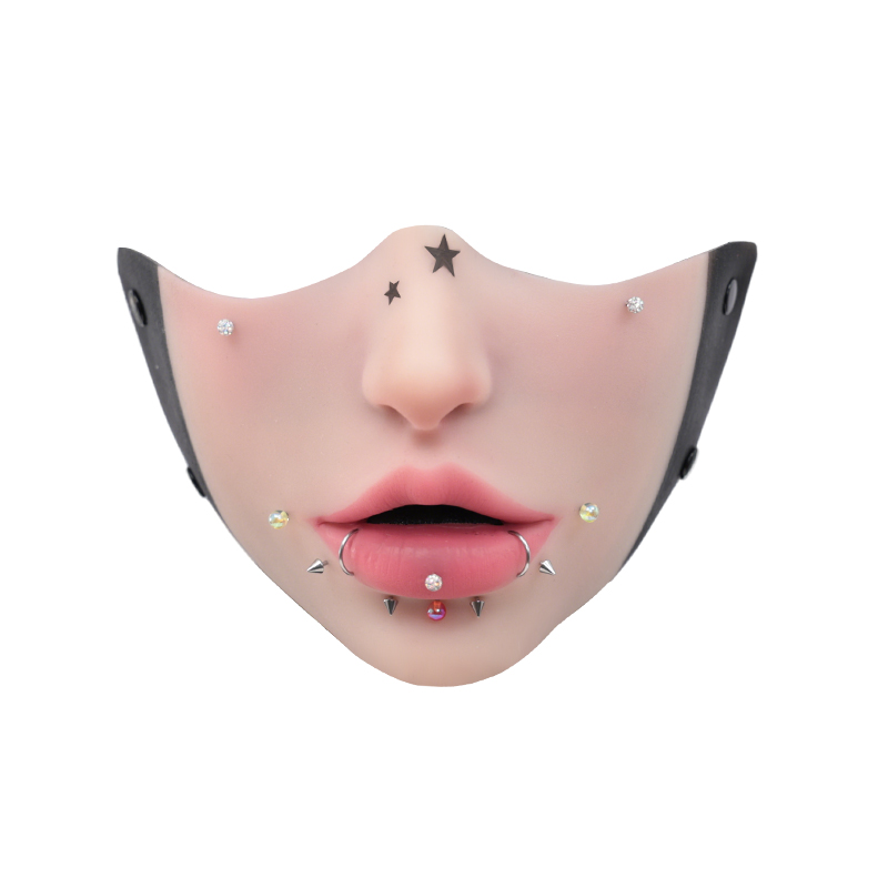 Fetish Stitch Half Mask