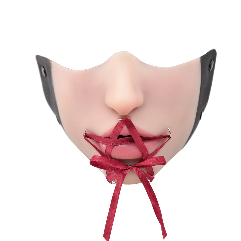 Fetish Stitch Half Mask