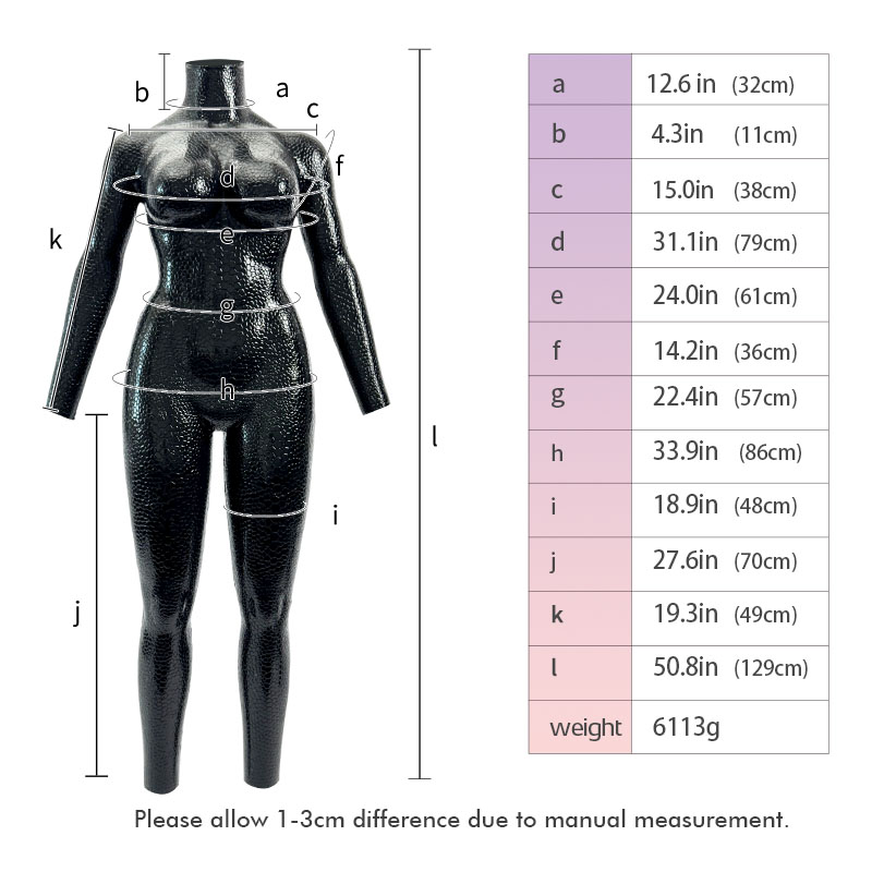 Serpentine Texture D-Cup Silicone Bodysuit With Anal Hole