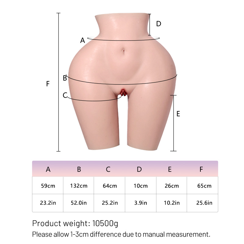 Peachy Silicone Hips Plus Size