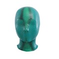 Serpentine Texture Teal Silicone Hood